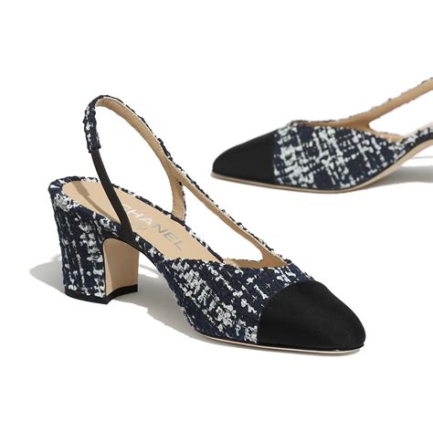 chanel tweed shoes|chanel slingback price euro.